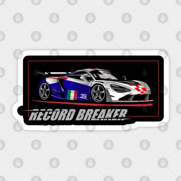 Mclaren 720S Fina Livery Sticker by aredie19